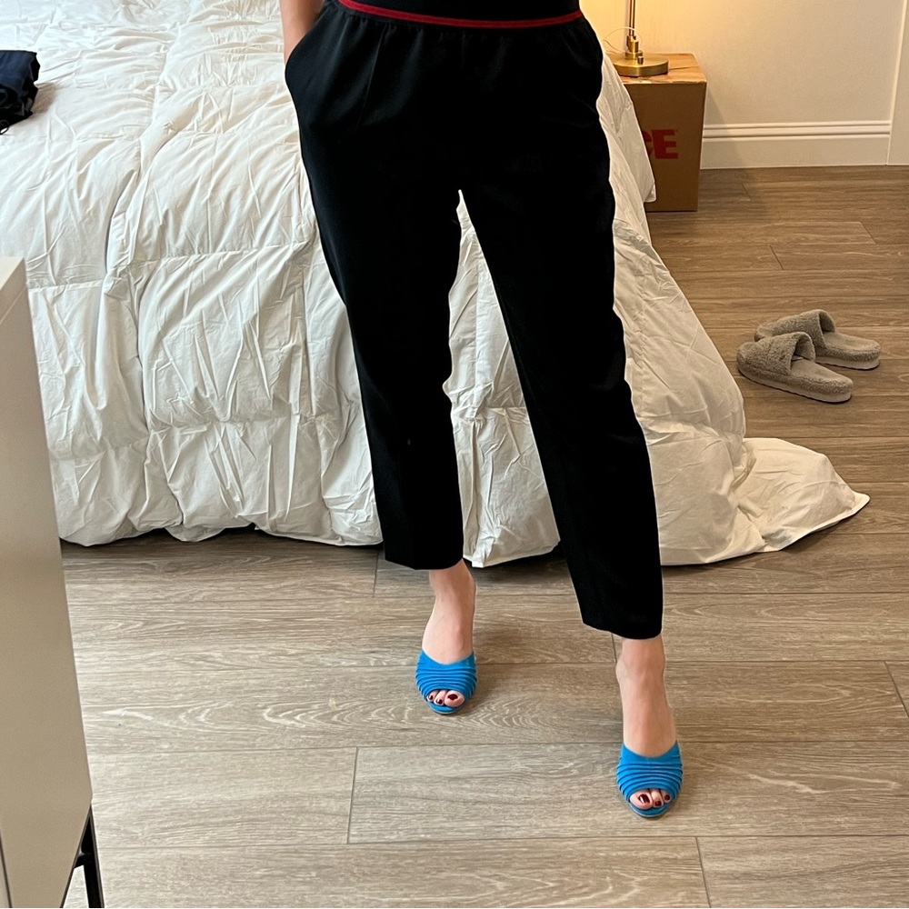 Jumpsuit style navy Joie pants